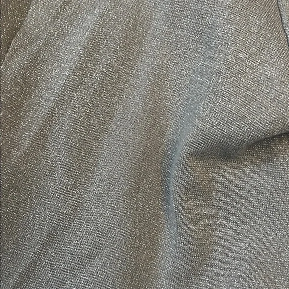 Chico's Metallic Open Front Jacket Cardigan - Picture 5 of 6